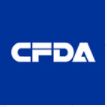 Das Logo der CFDA (China Food and Drug Administration) besteht einfach aus den blauen Buchstaben C,F,D und A.