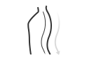 Piktogramm - Silhouette des Oberkörpers eines Menschen. Dieser steht für die Scanfunktion der CERAGEM Master V4 Thermalliege.